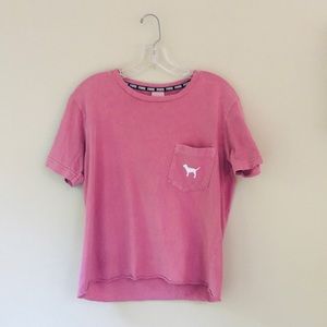 Pink Cropped Shirt